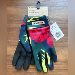 Women's Burton Touch-N-Go liner gloves hibiscus pink NWT